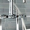 Aqua Vintage Deck-Mount Clawfoot Tub Faucet, Polished Chrome, Deck Mount AE8401DL